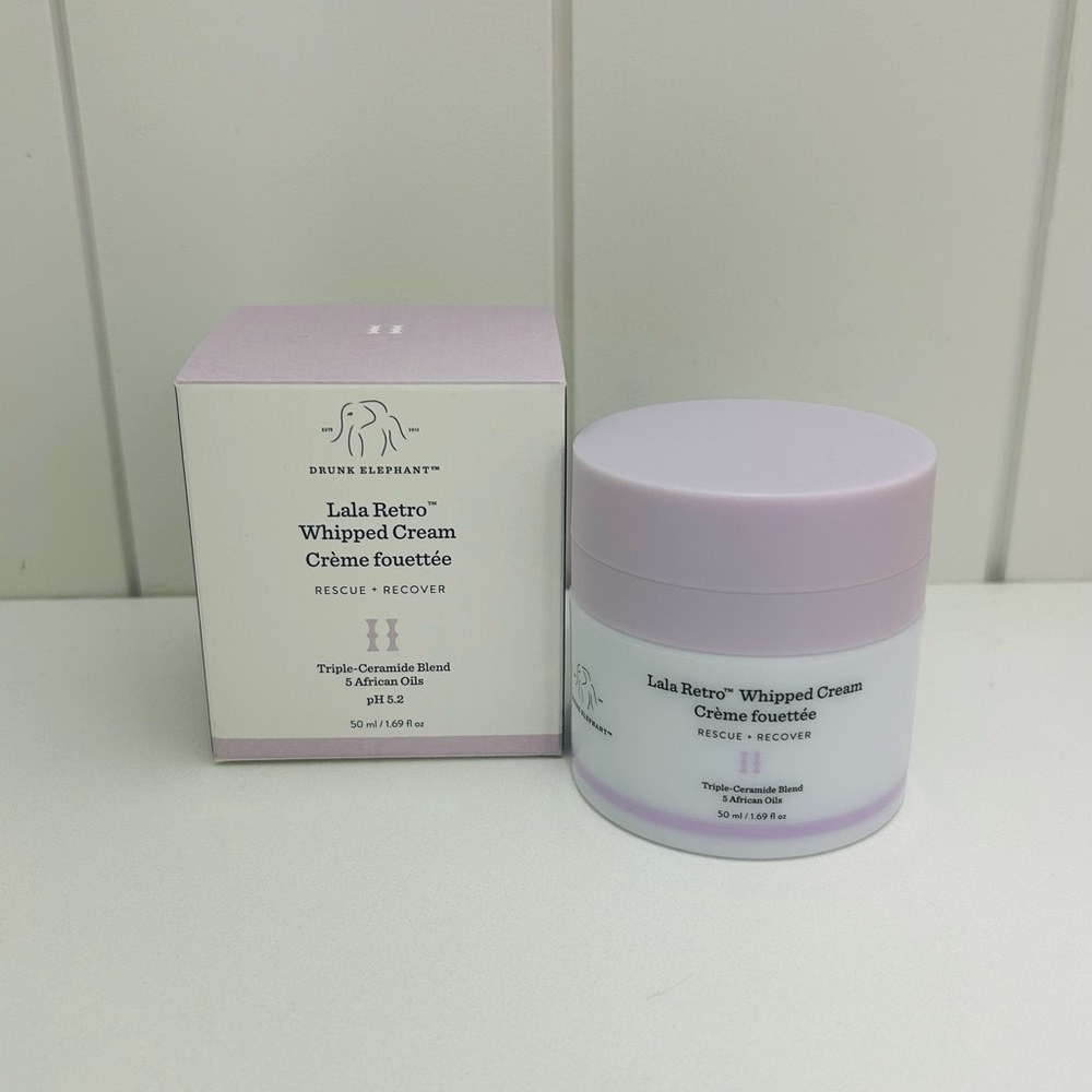 Drunk Elephant Lala Retro™ Whipped Cream Moisturizer Barely Used
